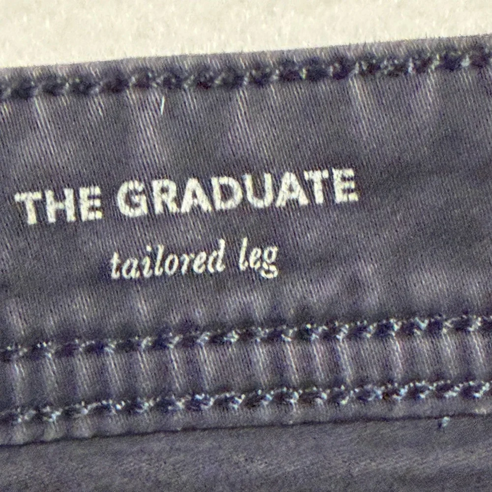 AG Adriano Goldschmied The Graduate Tailored Leg Pants Gray 32x32 1174SUD-NNY